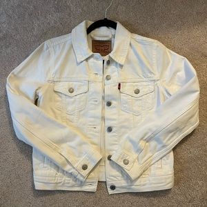 Levi Strauss White Jean Jacket